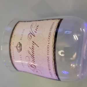 Wine Time. Birthday wine glass. New.